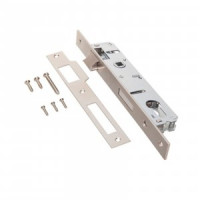 Апекс 7300-20-NIS мат. никель 20мм под ц/м, м/о 85 мм Замок врезной б/руч (30)