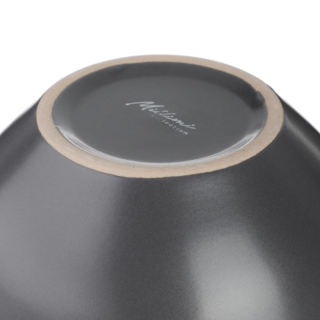MILLIMI Салатник 710мл, 14х8см, керамика, графит