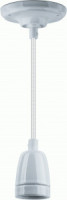 Navigator св-к/патрон декорат. подвесн. NIL-SF03-001-E27  60W 1м. керам. белый 61528
