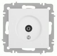 ЭРА Intro Accent мех. роз. СУ 1 мест. TV, белый матовый 6-301-01М