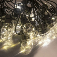 Гирлянда-нить "Минишарики" 100LED синий 9м., 8реж., провод зеленый SE-MINI-110B Funray