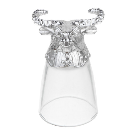 Набор стопок стеклянных Знаки зодиака 12пр, серебро