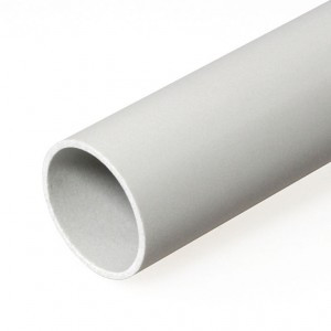 Промрукав Труба жесткая ПВХ 3-х метровая легкая атмосферостойкая d63 (15м/уп) цена за 1м 01463