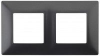ЭРА 14 Elegance рамка СУ 2 мест., антрацит 14-5002-05 4834