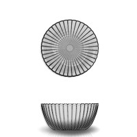 ОСЗ Магия графит Салатник 13см, стекло