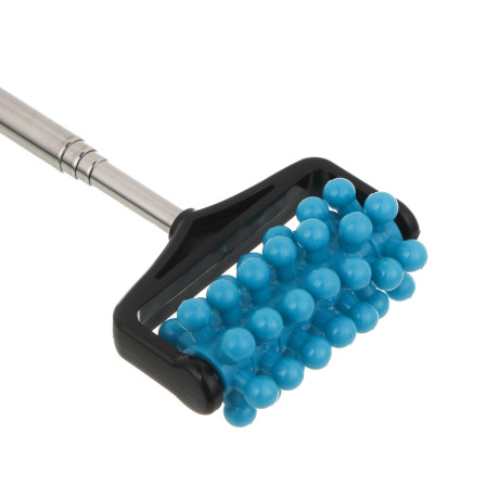 Массажер телескопический для спины тм BY SPORT, 58х7см, пластик, нерж.сталь