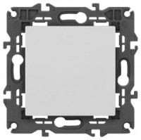 ЭРА Elegance мех. кнопка СУ 10А, 250В белый матовый 14-1111-01М 65810