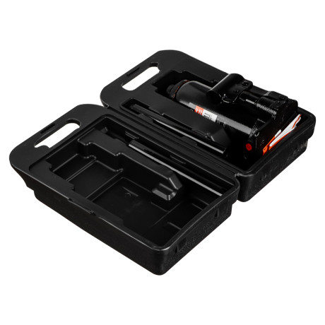 ЕРМАК Домкрат гидравлический бутылочный 5 т, в кейсе, высота подъема 197-382мм