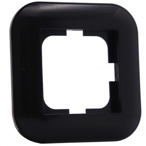 Ovivo рамка СУ 1 мест. LOFT, черный (глянц. поверхн.), 404-010008-096