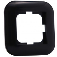 Ovivo рамка СУ 1 мест. LOFT, черный (глянц. поверхн.), 404-010008-096