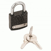 Замок навес Апекс PD-01-25 Blister, чугун, Ш25*В43мм, дуж d=4мм автомат, 2анг кл, защит.кольца(180,6