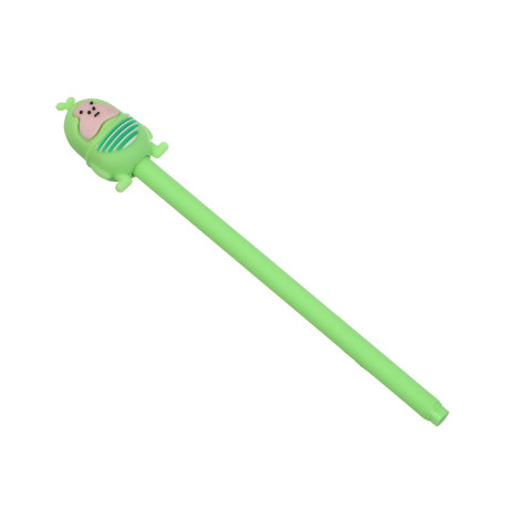 Ручка гелевая синяя "Веселая компания", 6 дизайнов, шоу-бокс