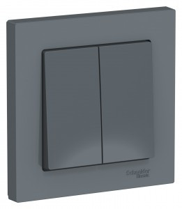 Systeme Electric AtlasDesign выкл. СУ 2 кл. грифель (пл.осн.) ATN000752 (10!)