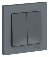 Systeme Electric AtlasDesign выкл. СУ 2 кл. грифель (пл.осн.) ATN000752 (10!)