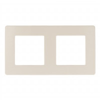 ЭРА 12 рамка СУ 2 мест. САТИН, сл. кость 12-5102-02 8274
