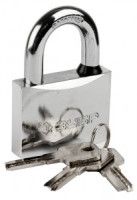 Замок ЗУБР &quot;ЭКСПЕРТ&quot; навесной, стальной корпус, классическая форма, закаленная дужка, 60мм