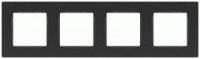 ЭРА 12 рамка СУ 4 мест. Классик, графит 12-5204-12