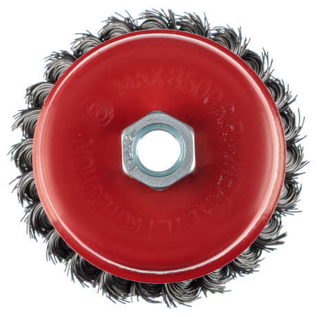 ЕРМАК Щетка металл. для УШМ 100мм/М14 крученая (чашка)