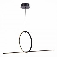 ST LUCE Св-к подвесной св/д 1x35W 3000K 2K черный SL6113.413.01