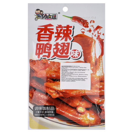 Мясо соевое утиное крылышко на гриле с перцем 26гр