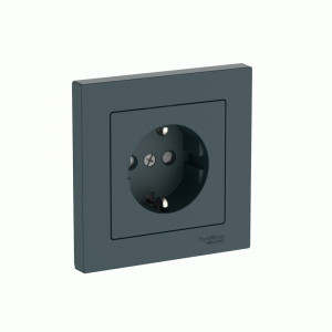 Systeme Electric ATLASDESIGN роз. СУ 1 мест. (земля) штор, 16А (автоклеммы) ИЗУМРУД ATN000844S (5!)