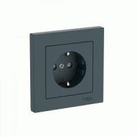 Systeme Electric ATLASDESIGN роз. СУ 1 мест. (земля) штор, 16А (автоклеммы) ИЗУМРУД ATN000844S (5!)