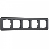 Werkel рамка СУ 5 мест. Stream (графит) (WL12-Frame-05 a046319)W0052104 a051271