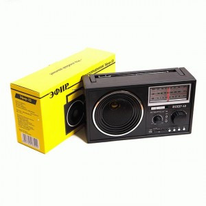 Радиоприемник "Эфир 13",УКВ/СВ/КВ,4xR20 (не в комп.),220V,USB,SD,microSD,AUX, 28х9,5х16см,