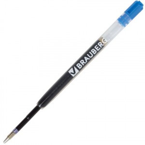 Стержень шариковый масляный BRAUBERG, тип PARKER, пластиковый, 98 мм, линия письма 0,5 мм, подвес, с