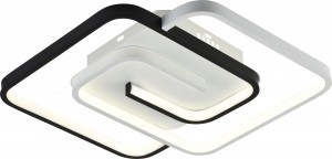 Rivoli св-к люстра св/д упр. Jenny 6102-101 LED 3950K-4400K 4K 66W(4950lm) с ПДУ 65х380 59009