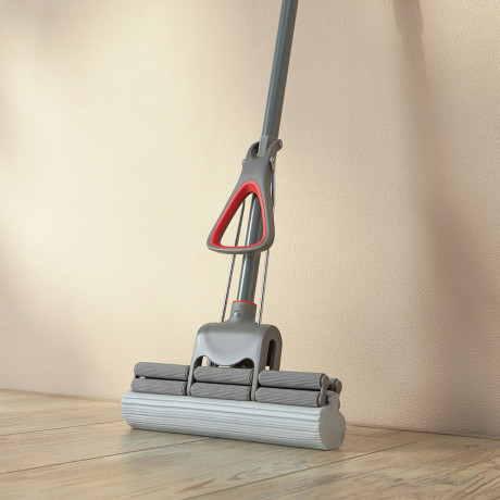 Vetta Швабра ПВА, двойной ряд роликов 28см, окрашен.,телескоп.ручка 109-132см