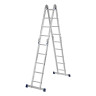 Лестница шарнирная алюминиевая, 4 х 5 ступеней, Сибртех