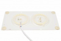 APEYRON модуль св/д с драйвером 24W(1920lm) 2700К 2K 160x80 линз.рассеив. на магнит IP20 2835 02-21