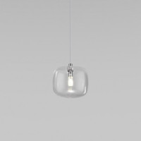 Eurosvet св-к подвес. G4 1x3W 130х130х1200 мет. прозр/хром Jar 50128/1 Умный дом a057260