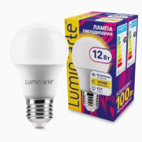 Lumin&#039;arte лампа св/д ЛОН А60 12W E27 (960lm) 3000K 2K 108x60 LSTD-A60-12W3KE27