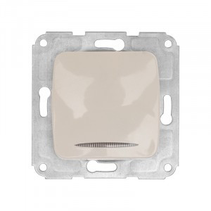 KRANZ DEA мех. выкл. 1кл (инд) СУ 10А Беж KR-78-0231