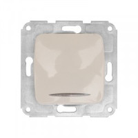 KRANZ DEA мех. выкл. 1кл (инд) СУ 10А Беж KR-78-0231