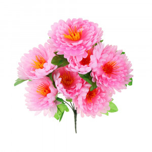 LADECOR Букет искусственных цветов в виде георгины, 6 цветов, арт.1