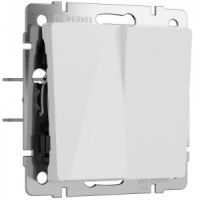 Werkel мех. выкл. СУ 2 кл. 10A ( проходн.) (белый акрил) W1122041 a064007