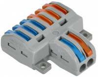 IEK клемма разветвит. с рычагом СМК 222-4126 2х6(0,08-4мм2) (уп.50шт, цена за шт) UKZ20-4126-050