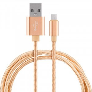 Кабель Energy ET-28 USB(A)шт - type-C шт., 1м, золотой
