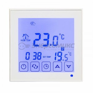 REXANT термостат (терморег.) электр. сенс. СУ 16A програм.,2датч. t: вынос.3м/встр. БЕЛЫЙ 51-0573