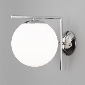 EUROSVET Бра E27 1x60W 250x250 металл/хром/белый Frost 70153/1 a050265