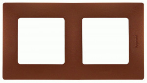 IEK ETIKA рамка СУ 2 мест. какао 672572