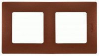 IEK ETIKA рамка СУ 2 мест. какао 672572