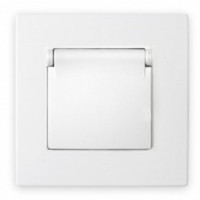 Bylectrica Мастер роз. СУ 1 мест. белый (земля, шторк., корп. ABS) РС16-0008