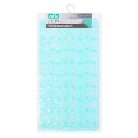VETTA Коврик в ванну, противоскользящий, ПВХ, 64,5*34см, массажный, 008