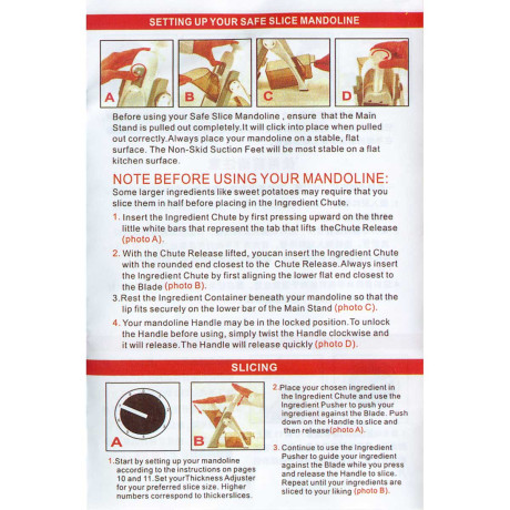 Овощерезка-шинковка NA2419 (мультислайсер) регулируемая (24)