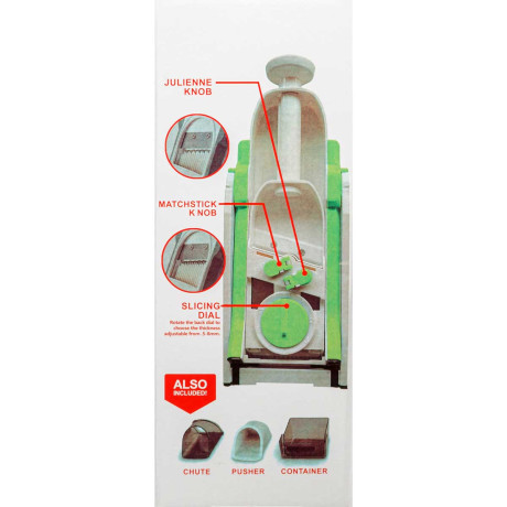 Овощерезка-шинковка NA2419 (мультислайсер) регулируемая (24)