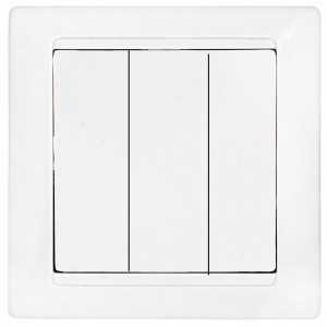 Bylectrica СТИЛЬ выкл. 3 кл. СУ белый, (С0510-805)